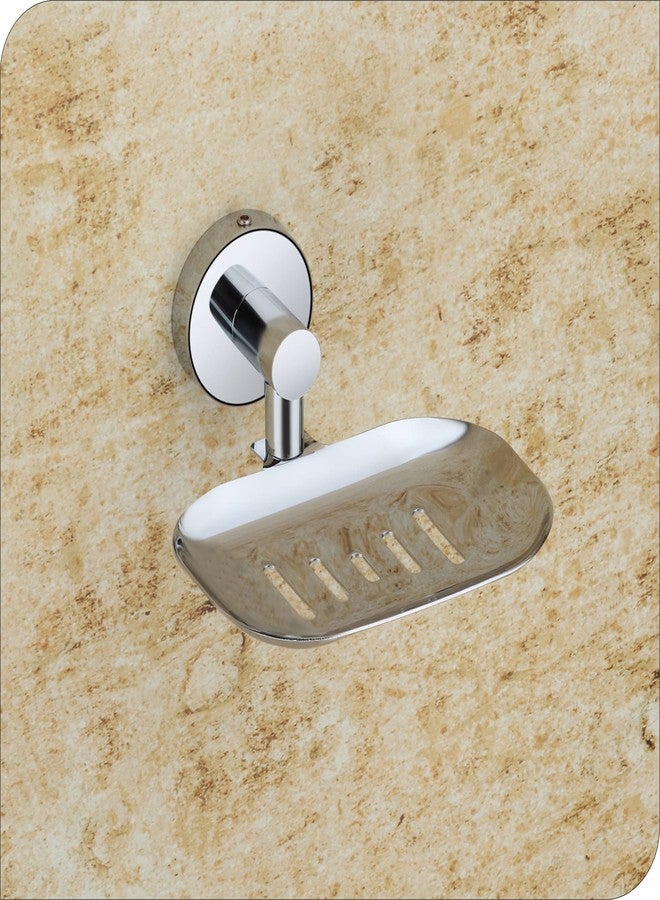 KANJAL soap Dish Holder for Bathroom soap case Stand Bathroom soap Holders Stand Steel sabu dani wash Basin soap Tray for Bathroom(304 Stainless Steel,Chrome Finish) 37 - Image 1